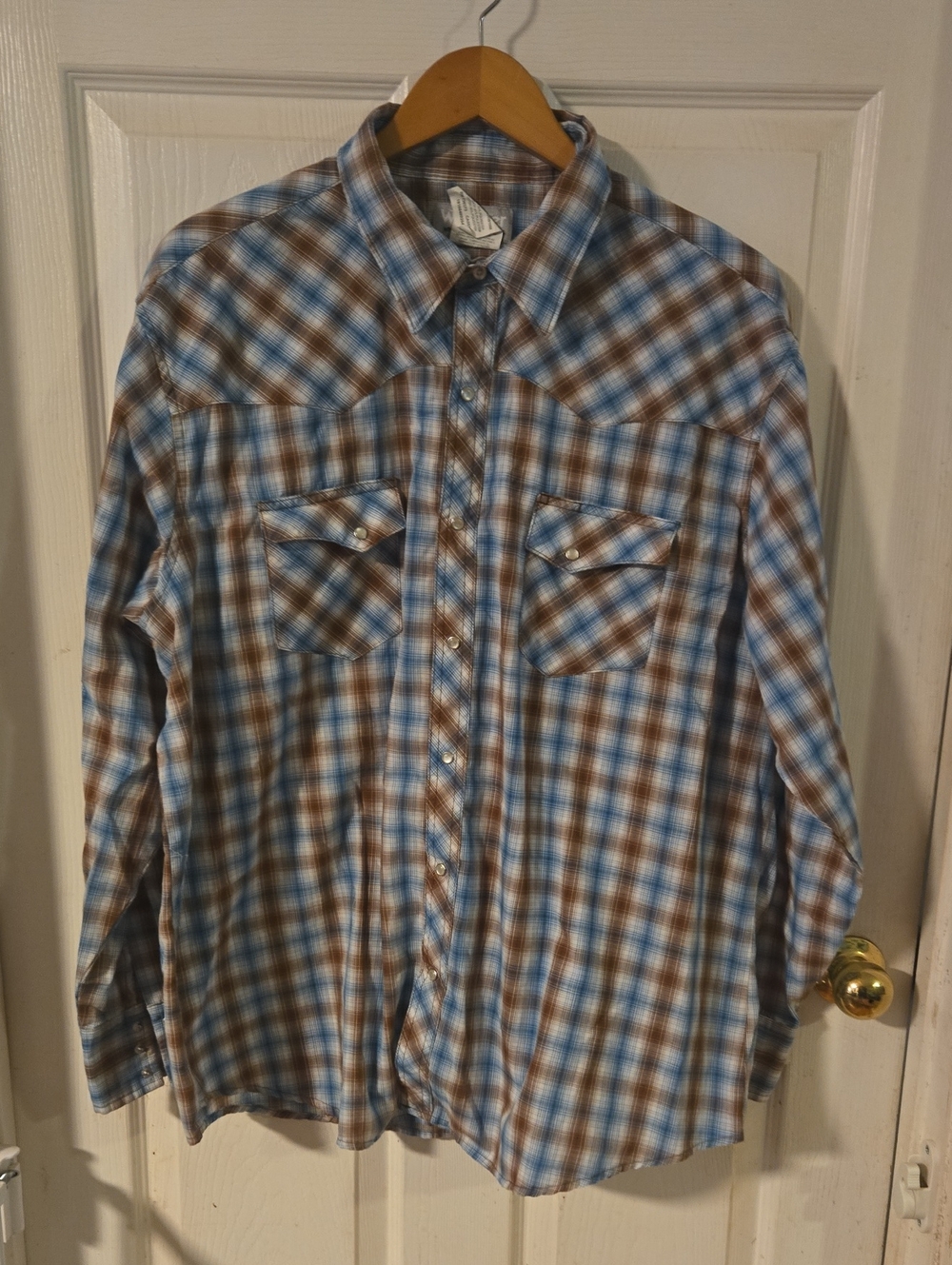 Wrangler Rancher Shirt With Snap Buttons